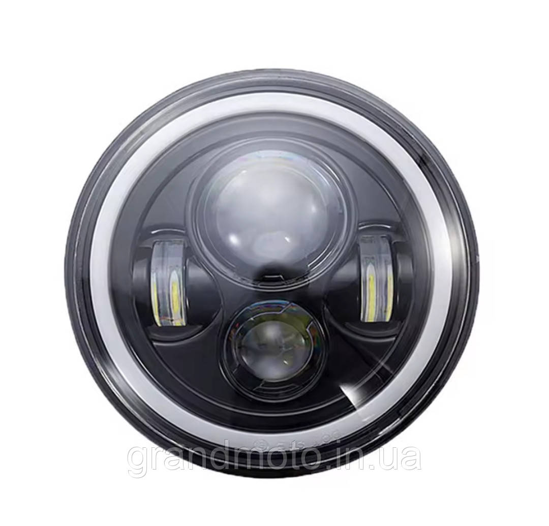 7-дюймова LED-фара з ДХО та поворотником IP67 для мотоциклів і позашляховиків