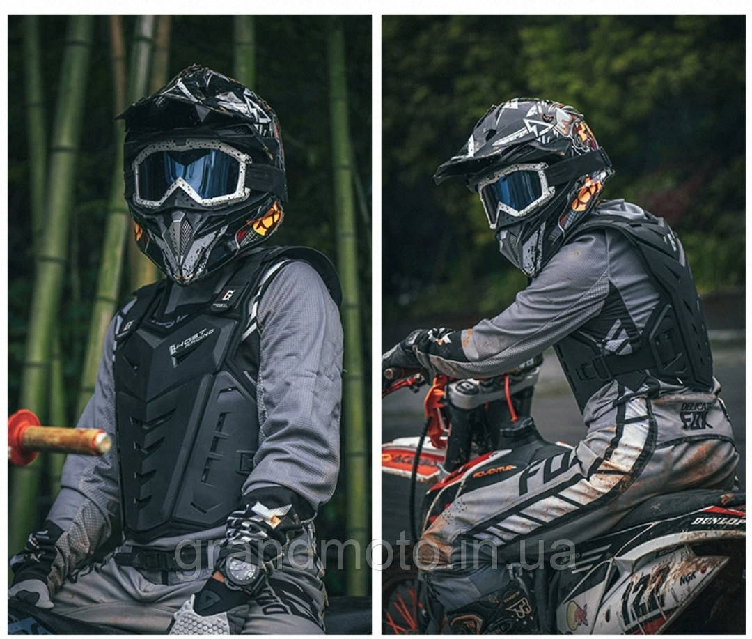 Моточерепаха ендуро панцир кросовий захист грудей Ghost Racing