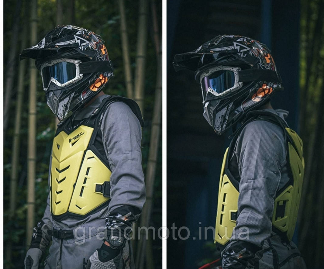 Моточерепаха ендуро панцир кросовий захист грудей Ghost Racing