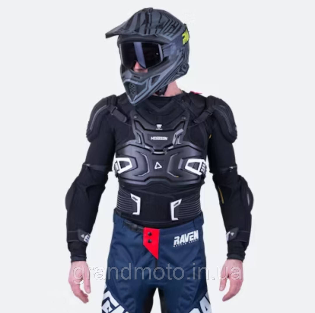 Черепаха Leatt Mission Body Protector Graphene L/XL Мото черепаха захист для мотоцикліста
