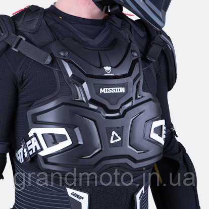 Черепаха Leatt Mission Body Protector Graphene L/XL Мото черепаха захист для мотоцикліста