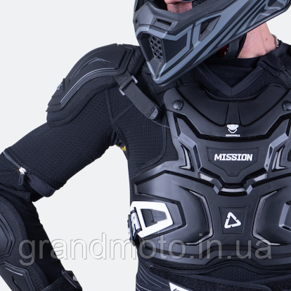 Черепаха Leatt Mission Body Protector Graphene L/XL Мото черепаха захист для мотоцикліста