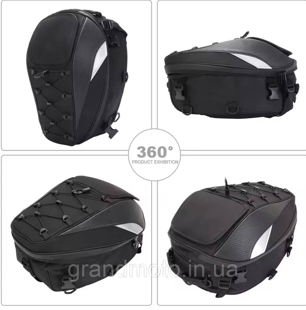 Сумка рюкзак на сидіння мотоцикла для шолома 40 л Cymotor
