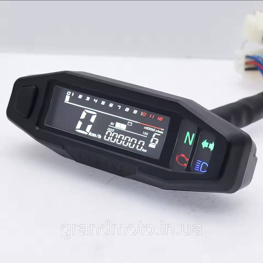 Спідрометр для мотоцикла універсальна приладова панель 12V ендуро kovi Geon та ін.