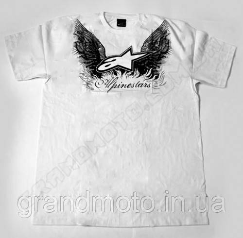 Футболка для мотоциклістів Alpinestars White