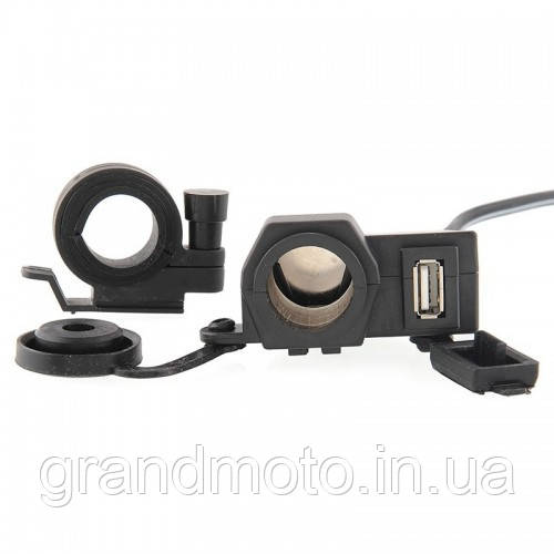 Прикурювач на кермо мотоцикла + 1 USB