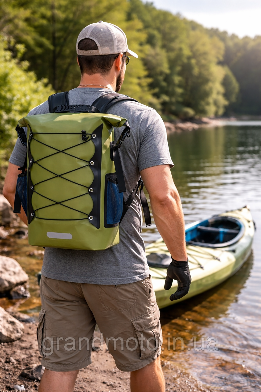Герметичний рюкзак-драйбіг 25L (PVC 500D) - 100% захист від води, бруду та пилу
