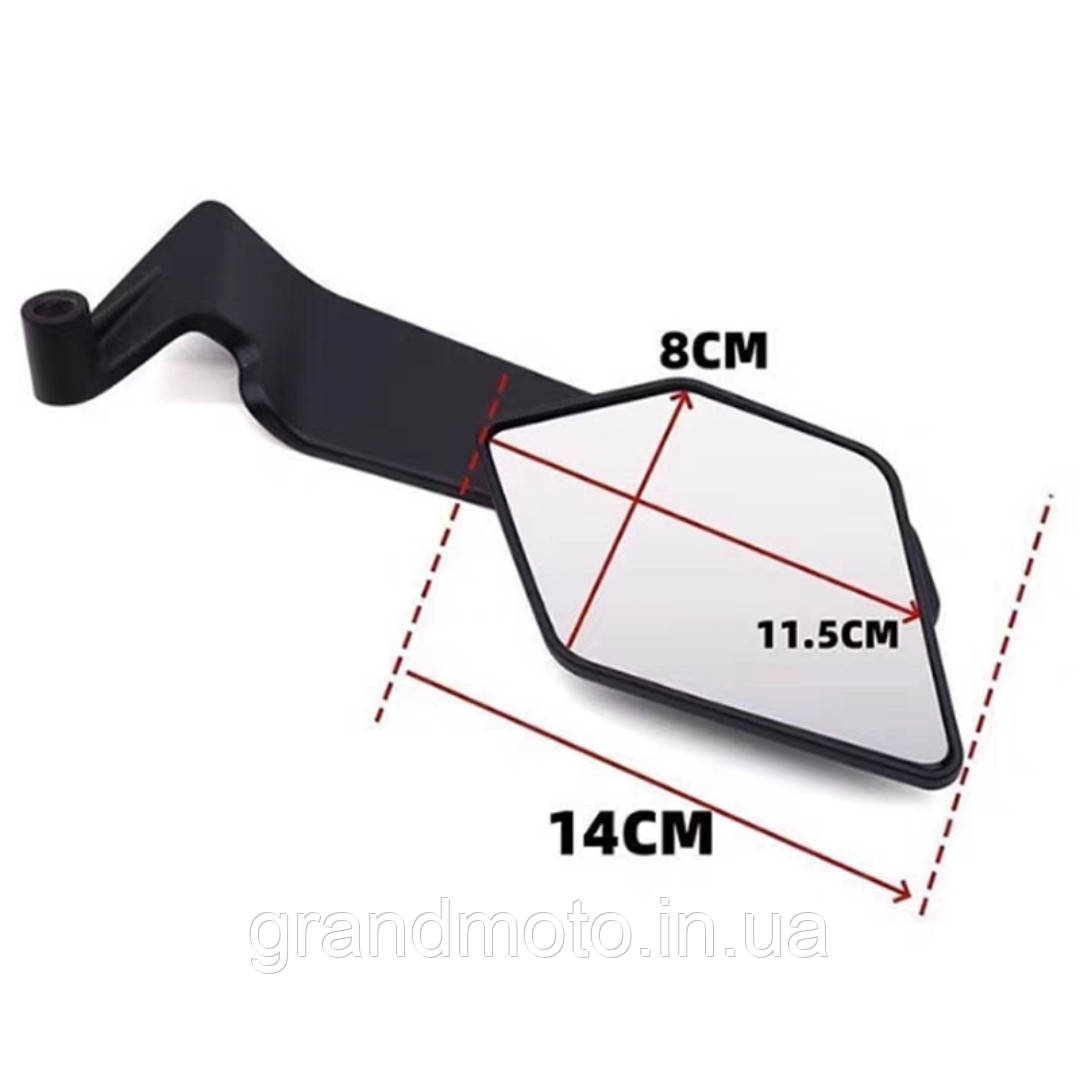 Дзеркала для мотоцикла аеродинамічні складані Blade Stealth