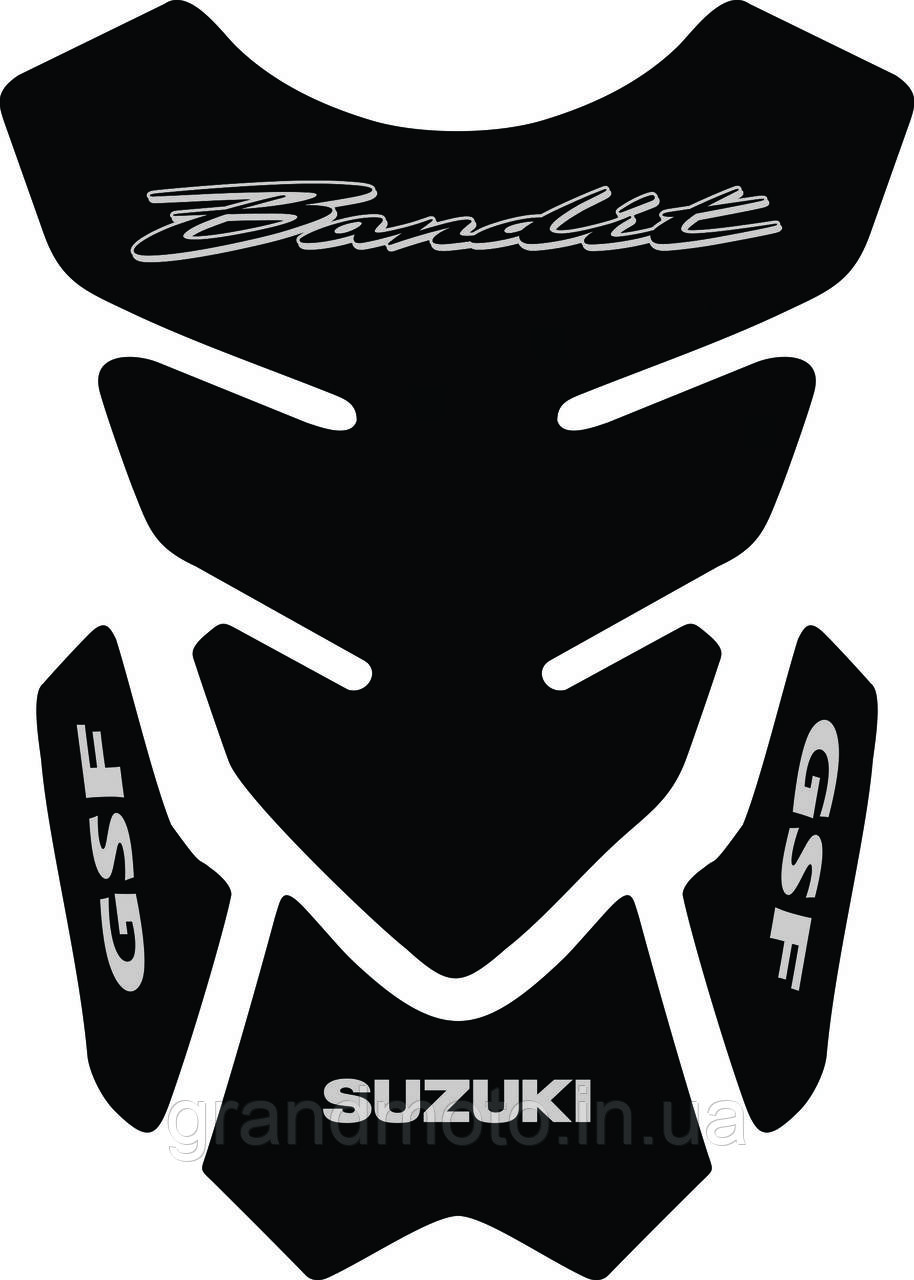 Наклейка на бак мотоцикла силіконова Suzuki unique