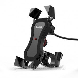 Держатель для телефона с USB Sumochepin