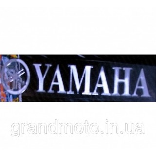3D наклейка надпись Yamaha с логотипом