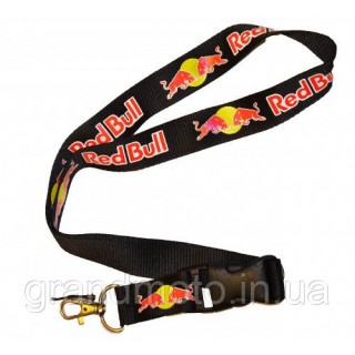 Шнурок на шею для ношения телефона, ключей и др. Red Bull