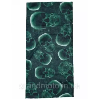 Универсальная бандана Баф buff green skull