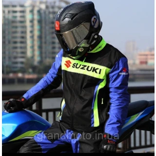 Мотокуртка Текстильная с подкладкой и защитой 5в 1 Suzuki XL