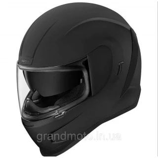 Мотошлем интеграл Icon AIRFORM Solid Matte Black черный матовый Размер M