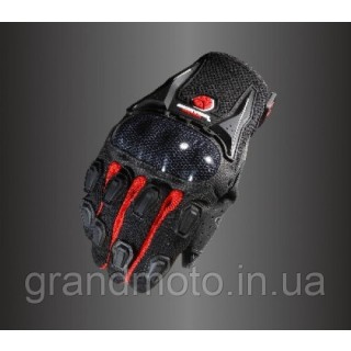 Мотоперчатки текстильные Scoyco MC09 красные