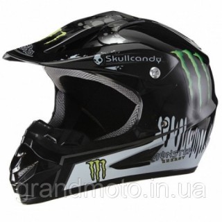 Шлем кроссовый "Monster Energy"