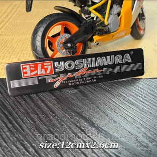 Термостойкая металлическая табличка на глушитель Yoshimura mod 2