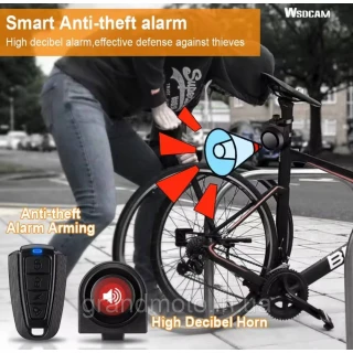 Противоугонная автономная сигнализация для велосипеда самоката мотоцикла USB-зарядка, 115 дБ