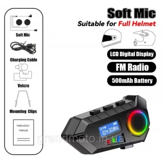 Мото Bluetooth Y30 гарнитура с FM радио для шлема
