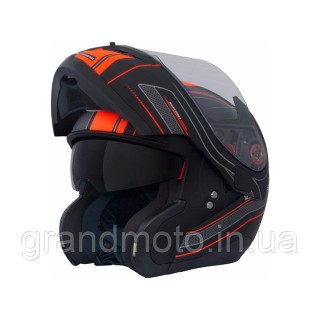Мотошлем MT Helmets Optimus SV Raceline Matt-black-orange
