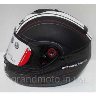Мотошлем MT HELMETS Optimus SV Raceline Matt-black-white