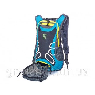 Рюкзак с гидратором и креплением шлема Monster turquoise