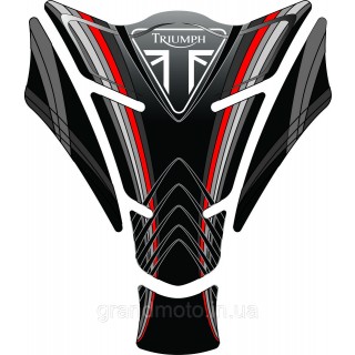 Наклейка на бак мотоцикла силиконовая Triumph unique