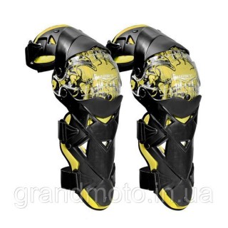 Мотонаколенники шарнирные GHOST Racing Yellow