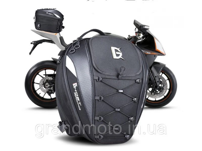 Сумка рюкзак на сидение мотоцикла для шлема Ghost Racing