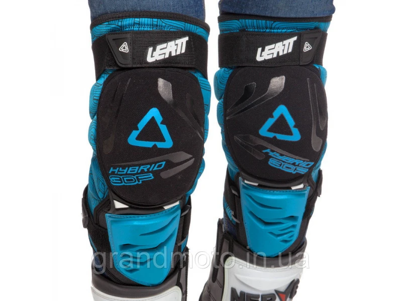 Мотонаколенники  Leatt Knee Guard 3DF укороченные синие