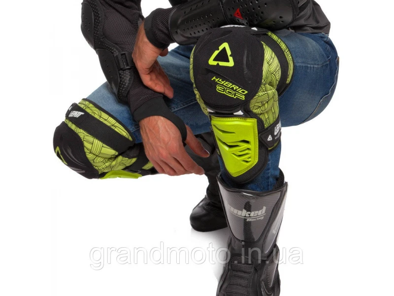 Мотонаколенники  Leatt Knee Guard 3DF укороченные зеленые
