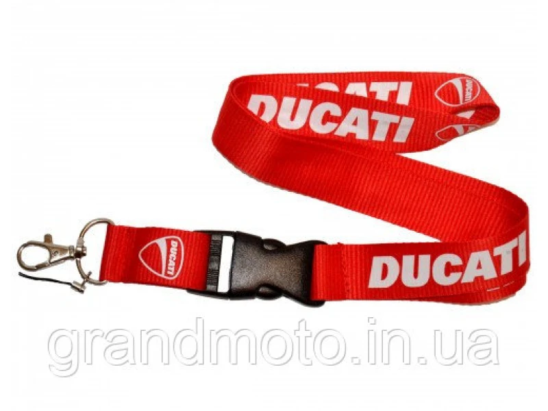 Шнурок на шею для ношения телефона, ключей и др. Ducati