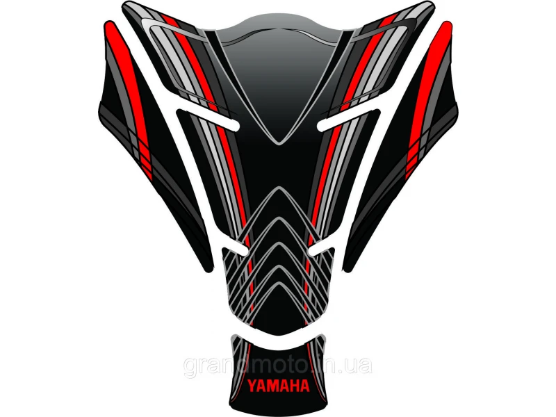 Наклейка на бак мотоцикла силиконовая Yamaha unique