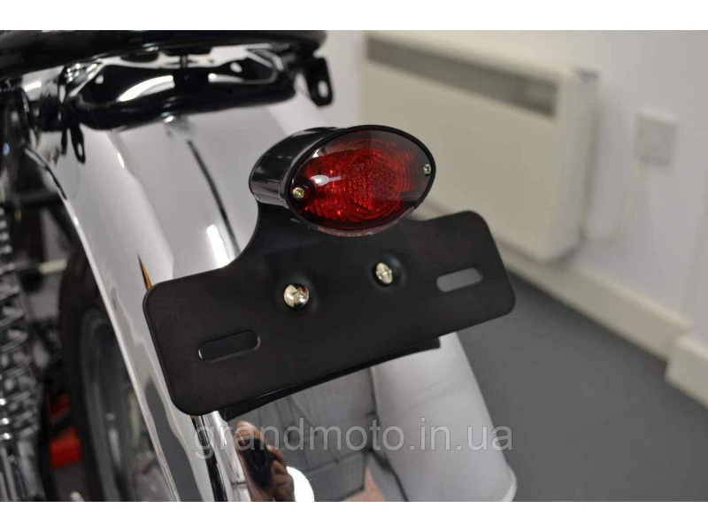 Задний светодиодный стоп  для мотоцикла овал черный