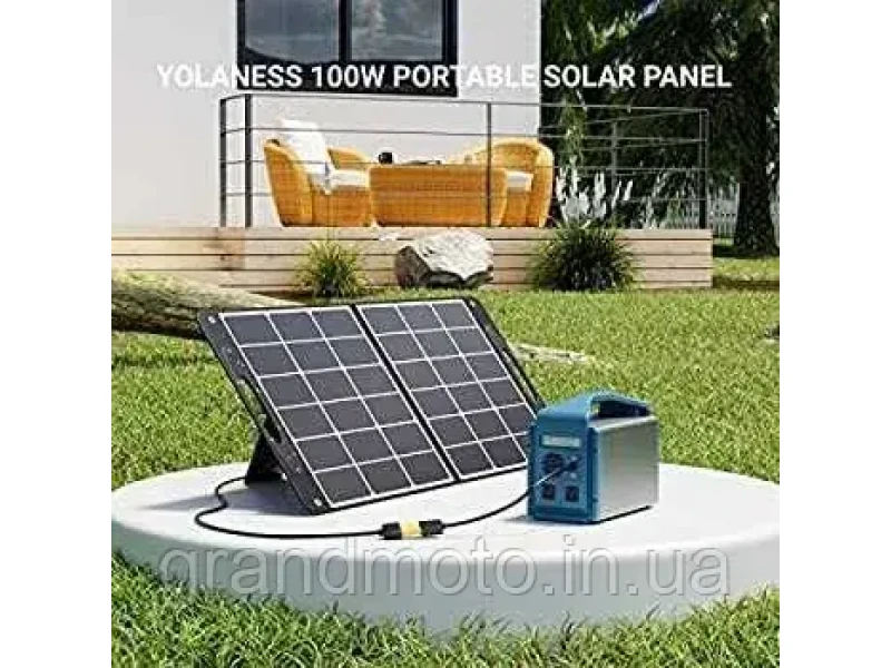 Портативная солнечная панель 100W/20V QC3.0 YOLANESS