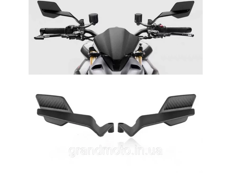 Зеркала для мотоцикла аэродинамические складные Blade Stealth