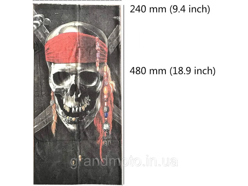 Универсальная бандана Баф (buff) Pirates of the Caribbean