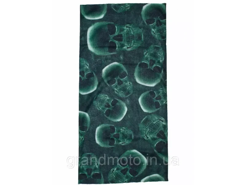 Универсальная бандана Баф buff green skull