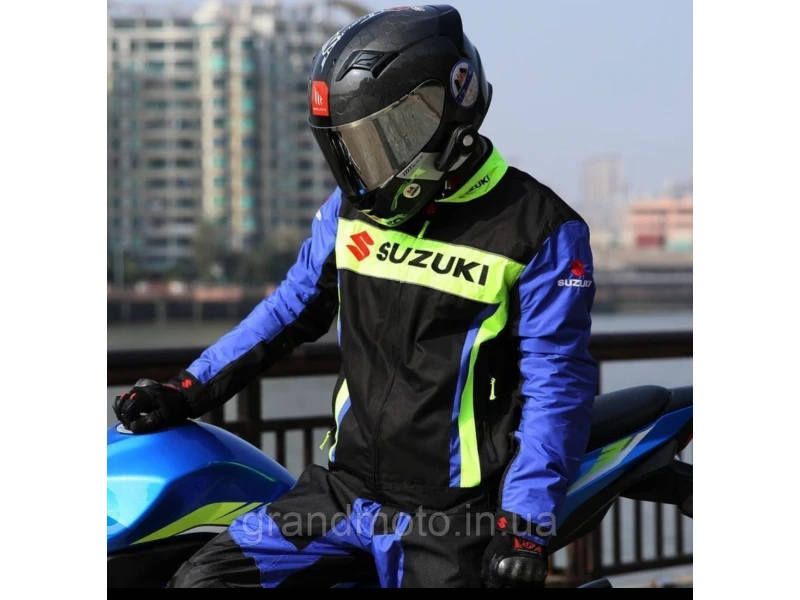 Мотокуртка Текстильная с подкладкой и защитой 5в 1 Suzuki XL