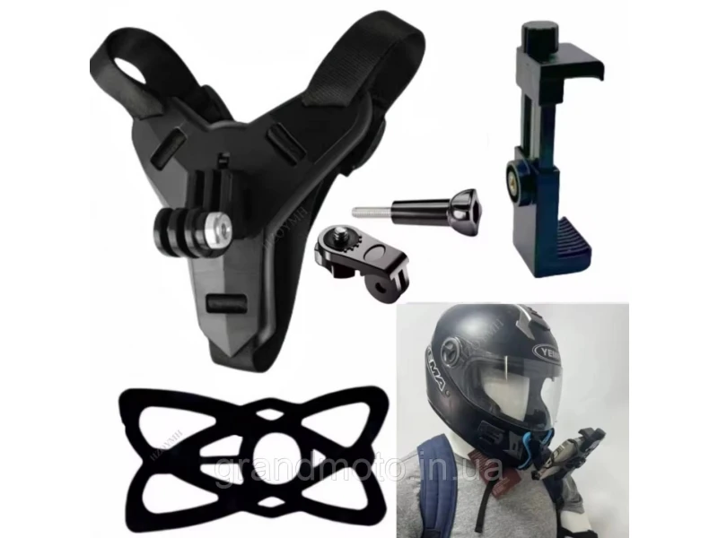 Крепление для телефона на шлем держатель GoPro на шлем мотоцикла крепление телефона к подбородку