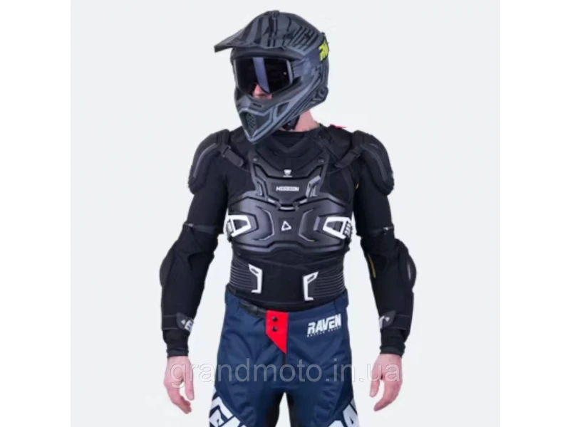 Черепаха Leatt Mission Body Protector Graphene L/XL Мото черепаха защита для мотоциклиста