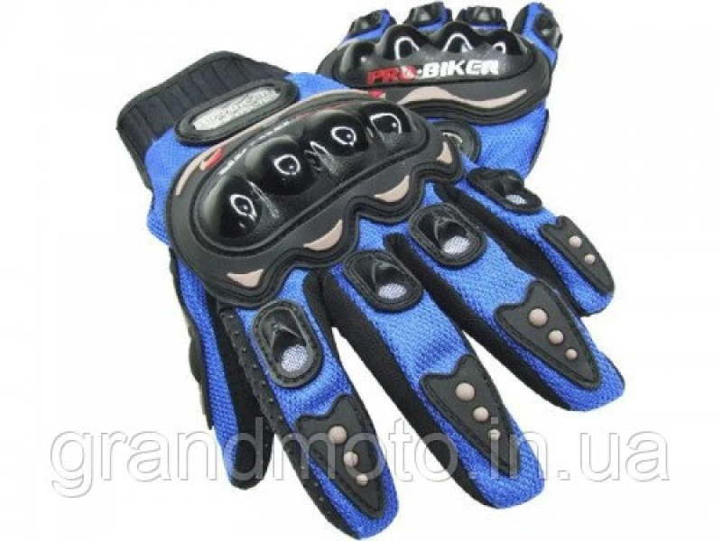 Мотоперчатки текстильные Probiker Blue (синие)
