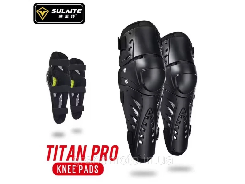 Мото наколенники шарнирные Sulaite Titan PRO мотонаколінники на шарнирах стрит эндуро