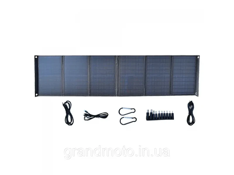 Портативная солнечная панель 100W/18V Tasanol с переходниками